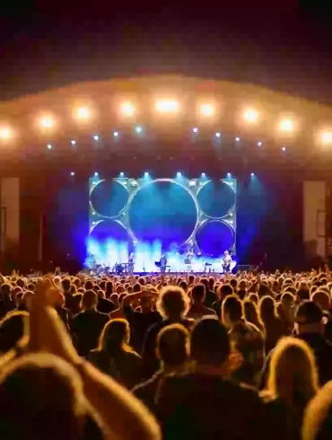 Public Service Broadcasting at The Piece Hall Halifax - Live Review